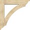 Ekena Millwork Thorton Traditional Rough Sawn Bracket w/ Offset Brace, Douglas Fir, 8"W x 42"D x 42"H BKT0806X42X42THR01RDF - alternate 2